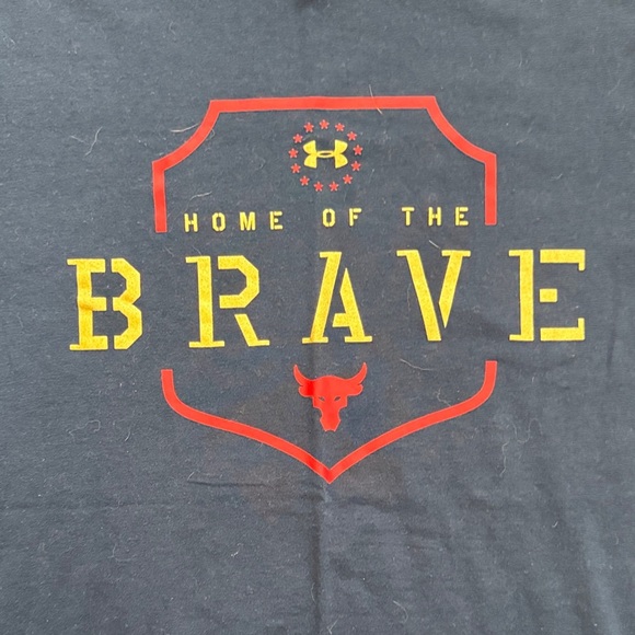 Under Armour Men's Blue 'Home of the Brave' Tee - Picture 2 of 4